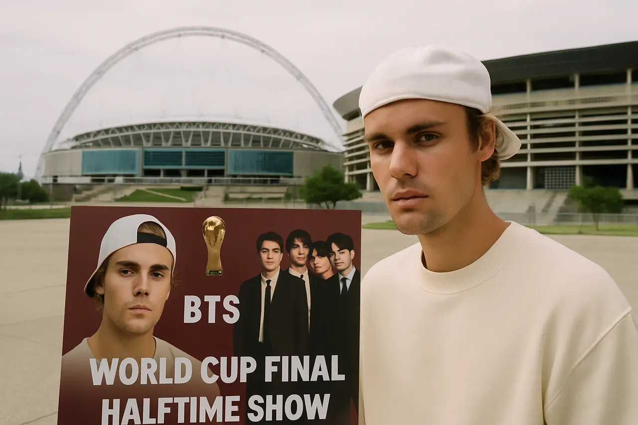 Editorial image for Justin Bieber to Co-Headline World Cup Final Halftime Show Alongside Madonna, Shakira, and BTS