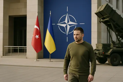 Editorial image for Trump Concludes NATO Summit in Turkey with Meeting Ukrainian President Zelenskyy