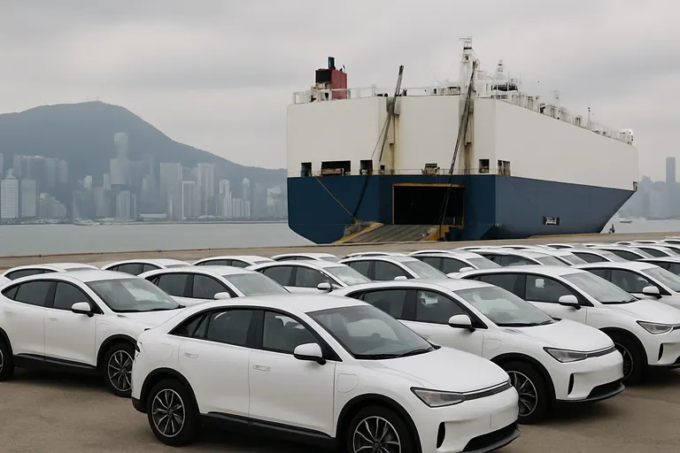 Editorial image for China Automakers Boost Exports as Domestic Vehicle Demand Slows