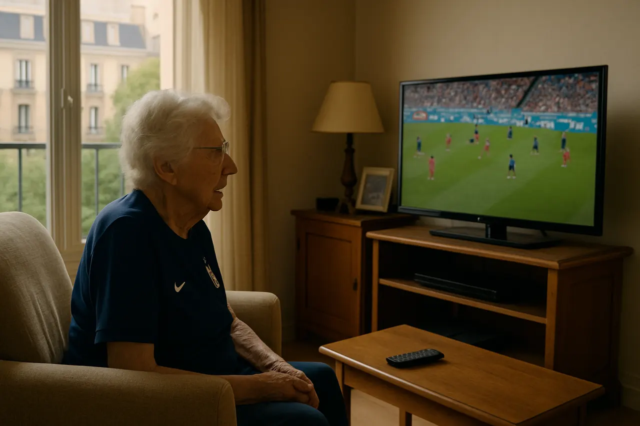 Editorial image for Meet Shirley, Les Bleus’ 96-Year-Old World Cup Housemate and Number One Fan