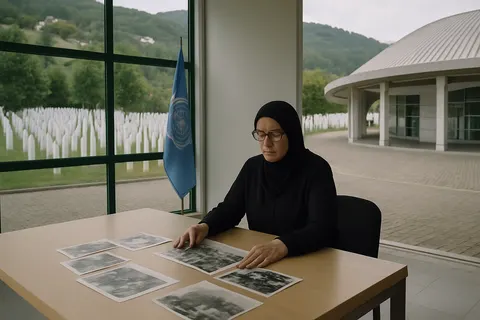 Editorial image for Srebrenica Survivors Combat Genocide Denial by Preserving Memory at Memorial Centre