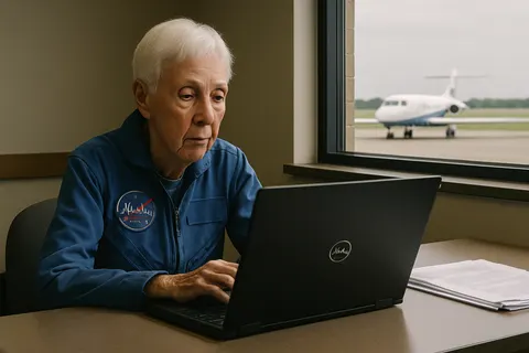 Editorial image for Wally Funk, Aviation Pioneer and Oldest Woman in Space, Dies at 87