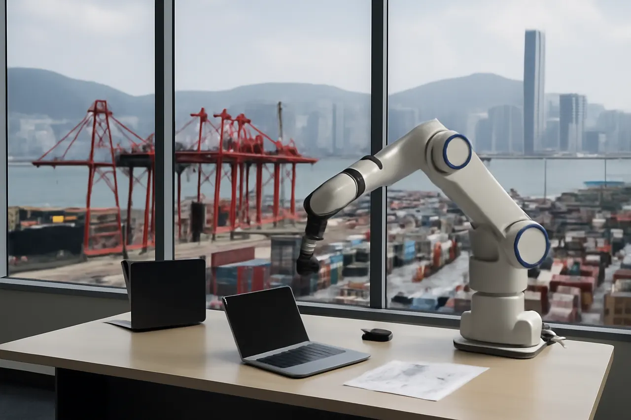 General business and trade setting with a clear real-world economic focal point.
