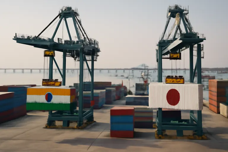 General business and trade setting with a clear real-world economic focal point.