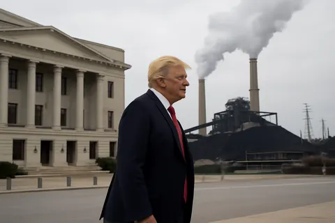 Grounded editorial scene illustrating Critics argue that President Trump’s funding choices are raising energy bills for working Americans while benefiting fossil-fuel companies linked to his campaign.