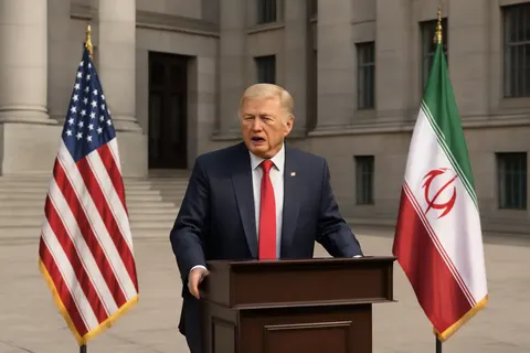 Grounded editorial scene illustrating A Qatari delegation arrives in Tehran to mediate amid renewed violence, while US-Iran tensions escalate with military strikes and retaliations.