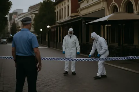 Grounded editorial scene illustrating Police have detained two men in their twenties after a man in his 60s was found unresponsive near Fremantle's nightlife precinct early Saturday morning.