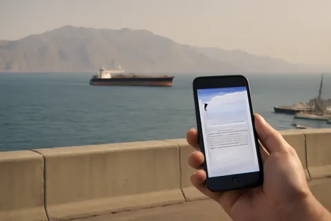 Grounded editorial scene illustrating After U.S. officials demanded Iran confirm the Strait of Hormuz remains open, Trump responded with threats on his Truth Social platform.