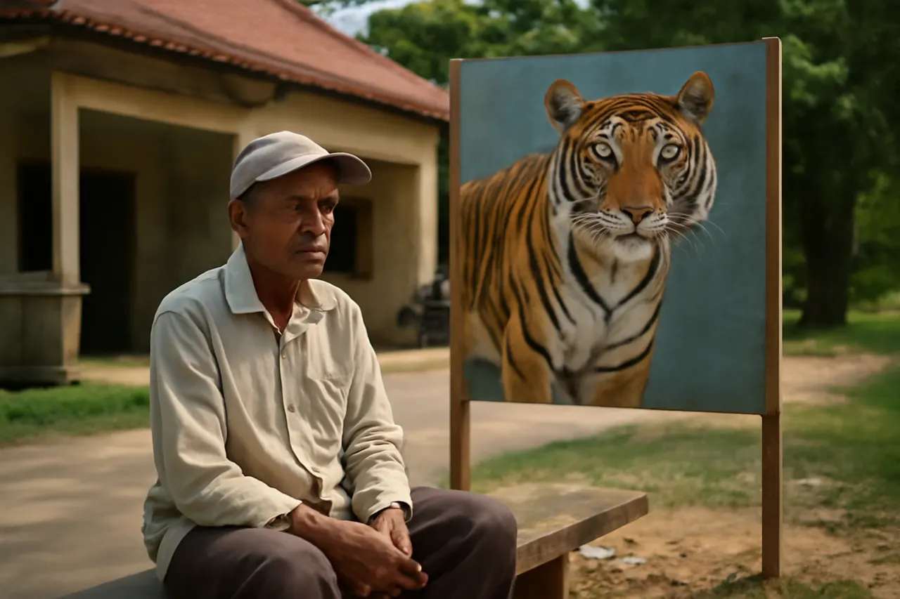 Grounded editorial scene illustrating A plan to reintroduce tigers to Cambodia’s Cardamom Mountains faces local fears despite conservation hopes.