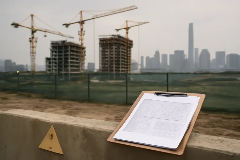 General business and trade setting with a clear real-world economic focal point.