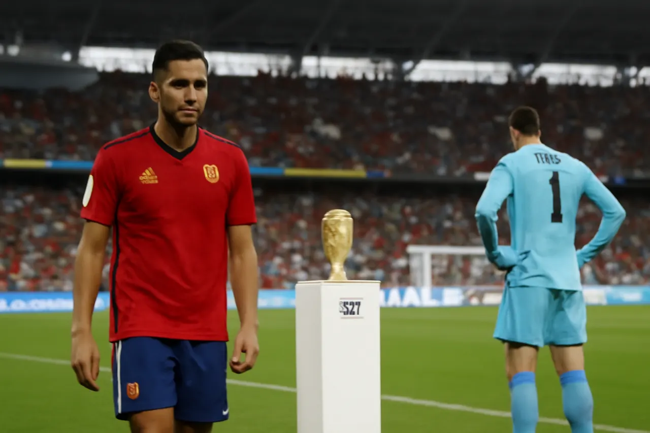 Grounded editorial scene illustrating Spain secured a dramatic 2-1 victory over Belgium, ending their 649-minute World Cup clean sheet streak and setting up a semi-final clash with France.