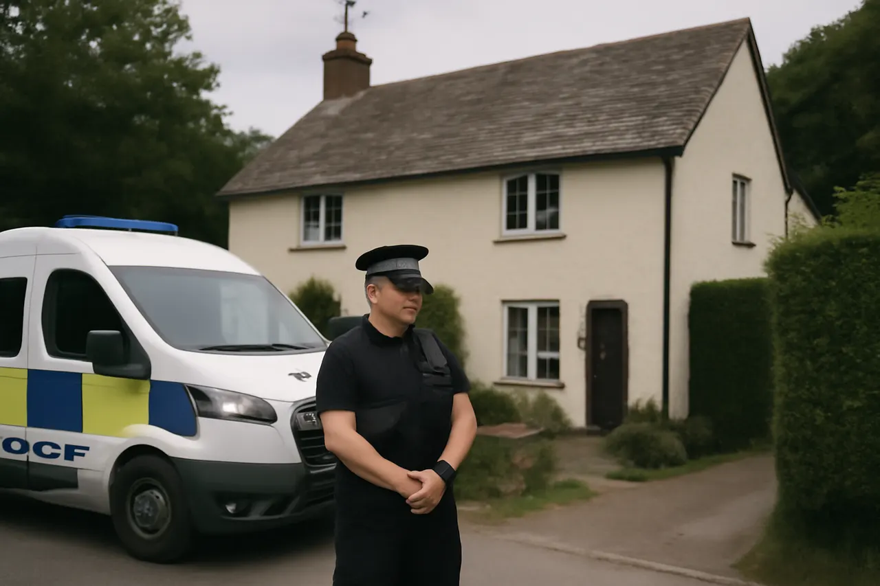 Grounded editorial scene illustrating A new suspect has been taken into custody in connection with the death of former MP Ann Widdecombe, following the release of an earlier detainee.