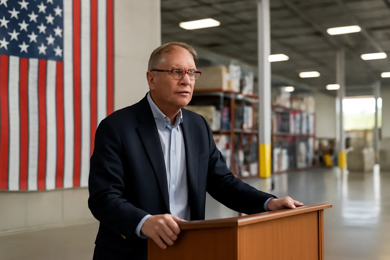 General business and trade setting with a clear real-world economic focal point.