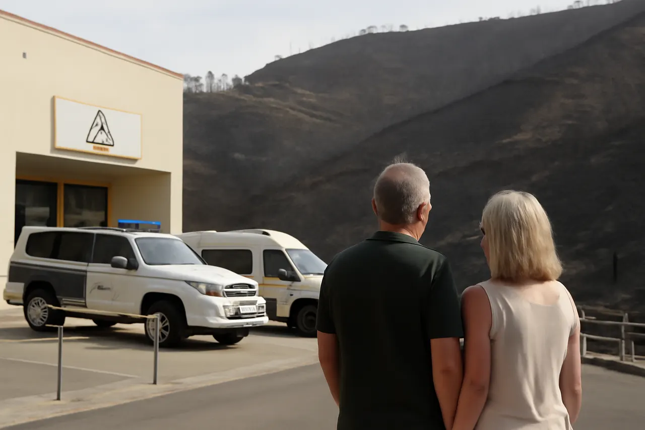 Grounded editorial scene illustrating At least 13 people, including five Britons, died in one of Spain's deadliest wildfires, sparking criticism over emergency communication.