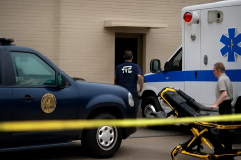 Grounded editorial scene illustrating Jonah Neal, 25, was shot by a Homeland Security Investigations agent in Memphis amid a mental health crisis, marking one of several deadly shootings involving the task force.