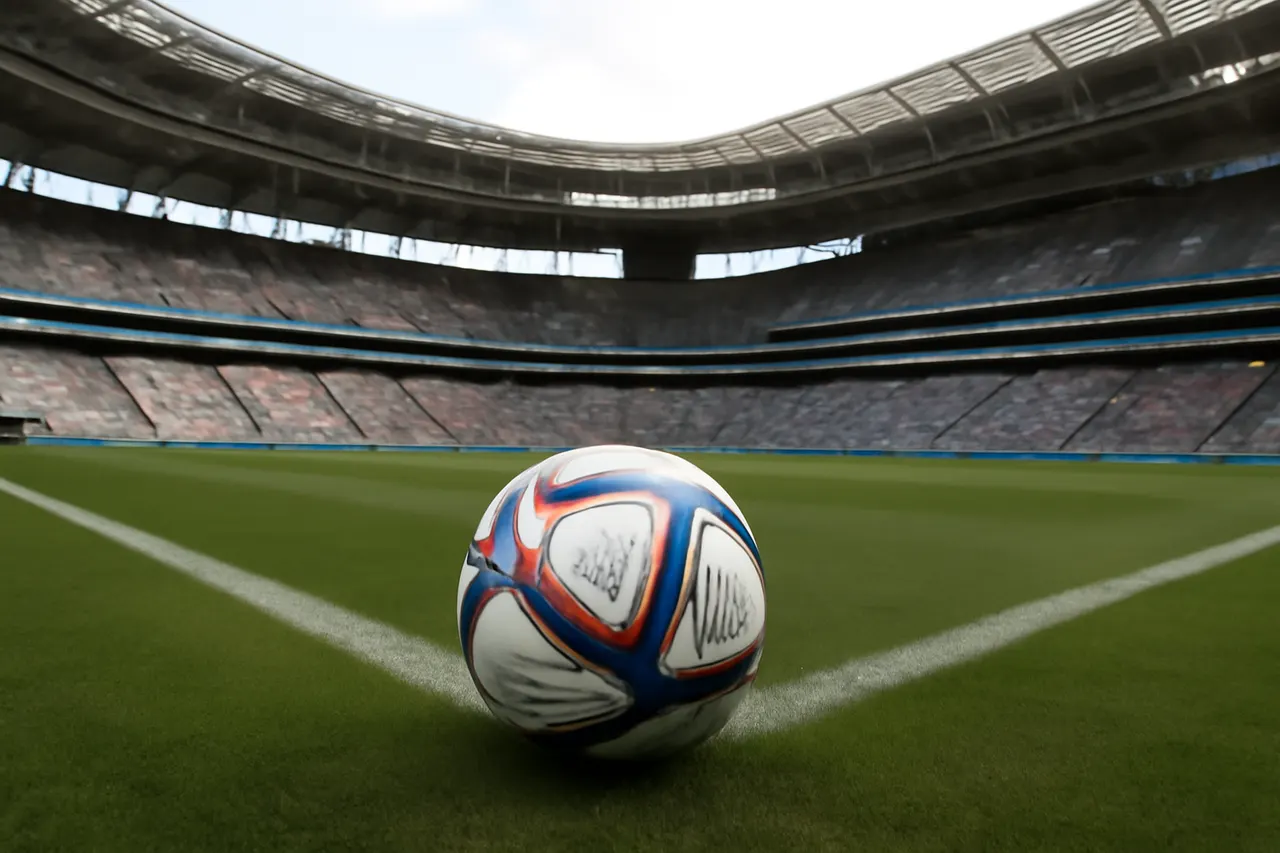 Grounded editorial scene illustrating The 2026 World Cup final will introduce a halftime show inspired by the US Superbowl, aiming to raise $100 million for children’s education worldwide.