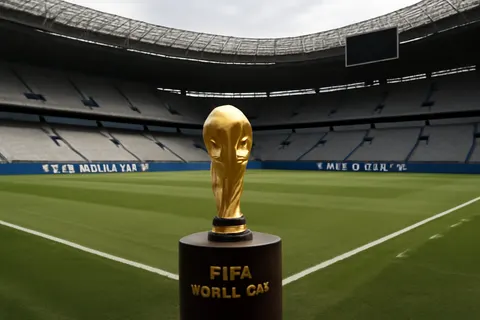 Grounded editorial scene illustrating The 2026 World Cup marks a historic milestone as the highest-ranked teams in FIFA's standings all advance to the semi-final stage.