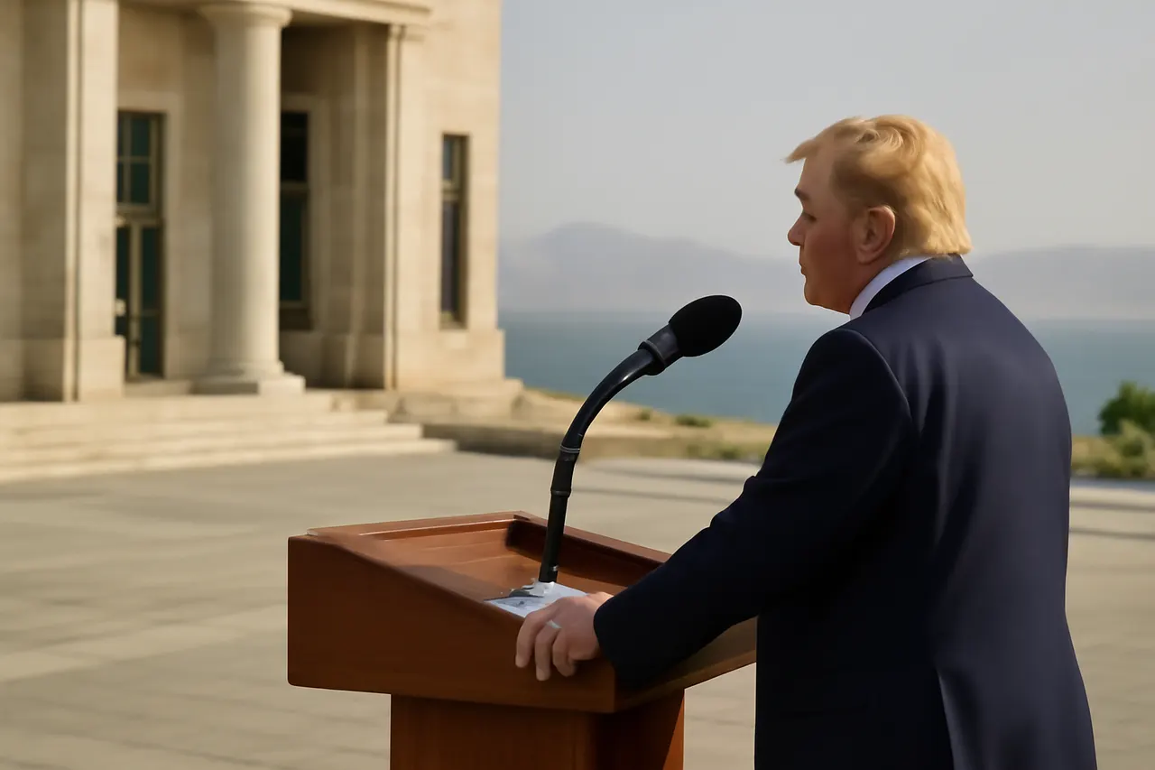 Grounded editorial scene illustrating US President Donald Trump asserts that wealthy Gulf oil producers should compensate the US for protecting the strategic Strait of Hormuz.