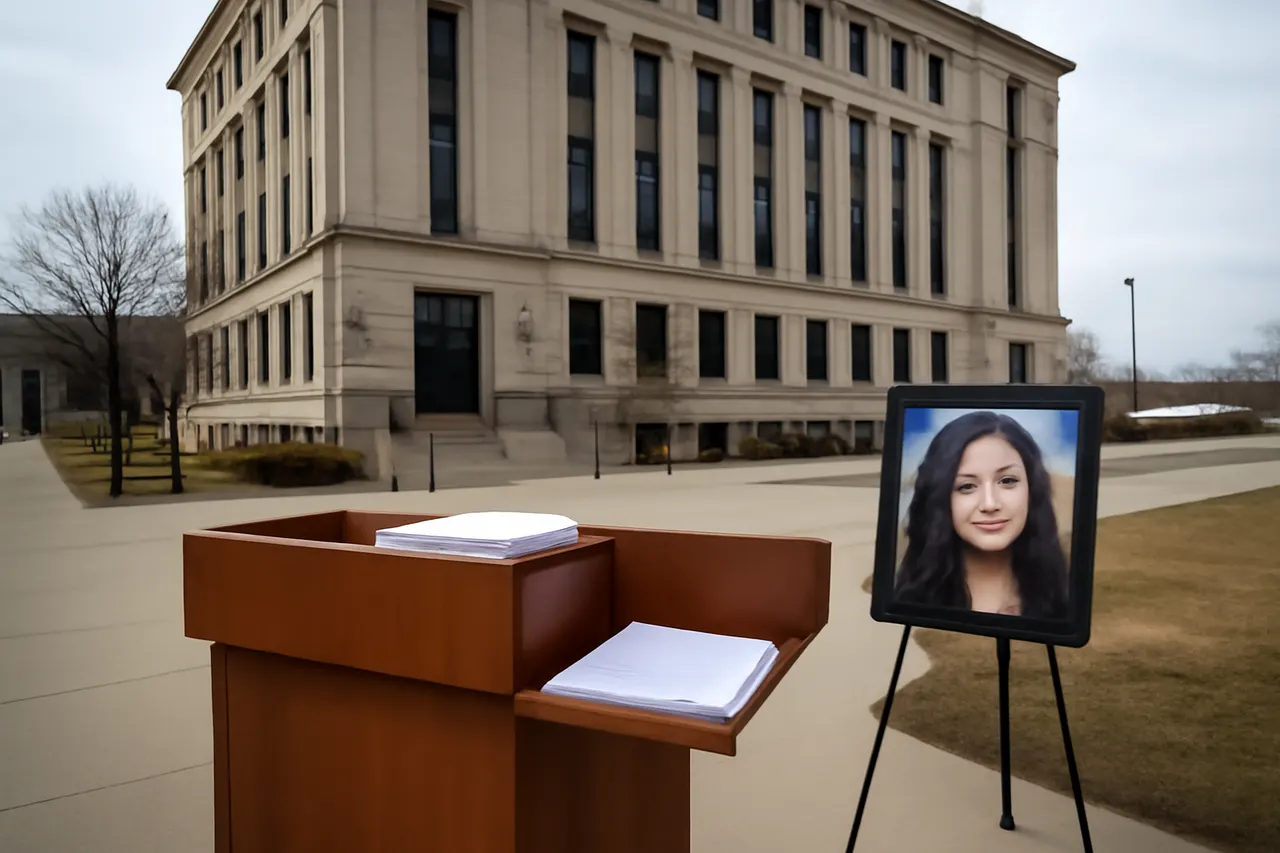 Grounded editorial scene illustrating Brandon Ortiz-Vite, serving a lengthy prison sentence for killing Ruby Garcia, alleges humiliation after his case was used politically and demands compensation and U.S. citizenship.