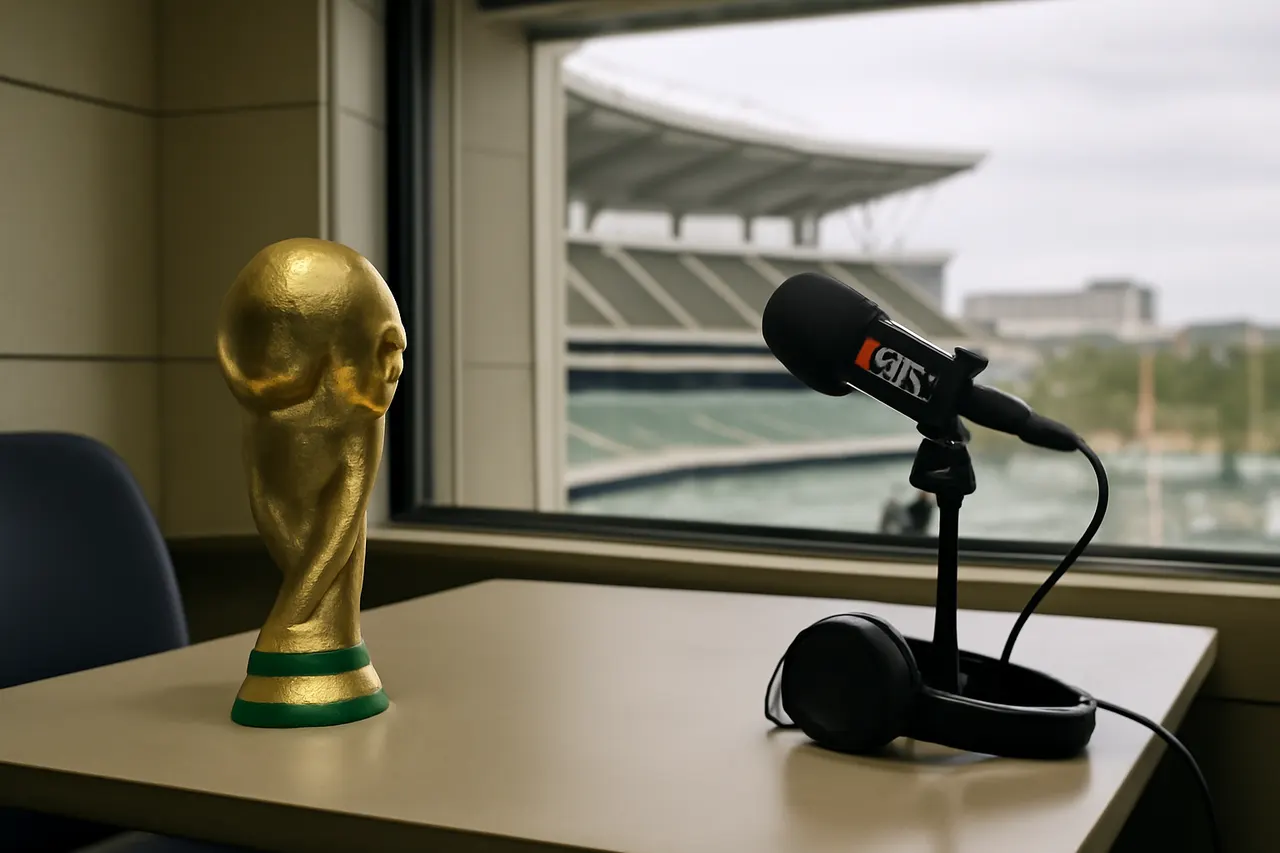 Grounded editorial scene illustrating The nearly six-week 2026 World Cup was jointly hosted by the United States, Mexico, and Canada, with NPR journalists sharing their reflections on the event.