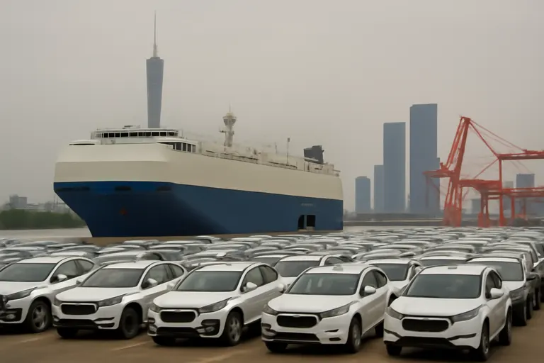 General business and trade setting with a clear real-world economic focal point.
