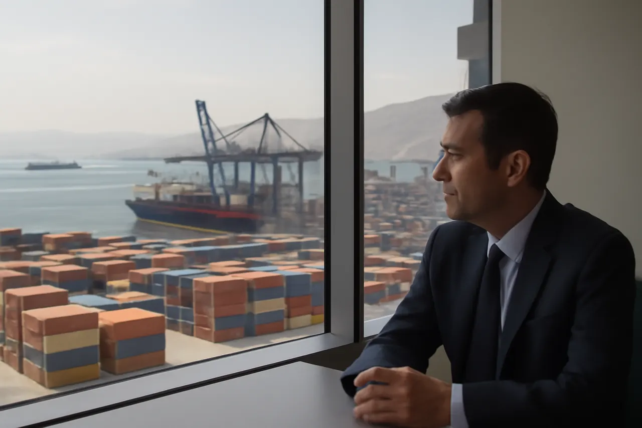 General business and trade setting with a clear real-world economic focal point.