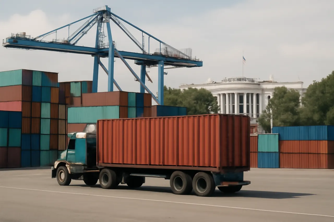 General business and trade setting with a clear real-world economic focal point.