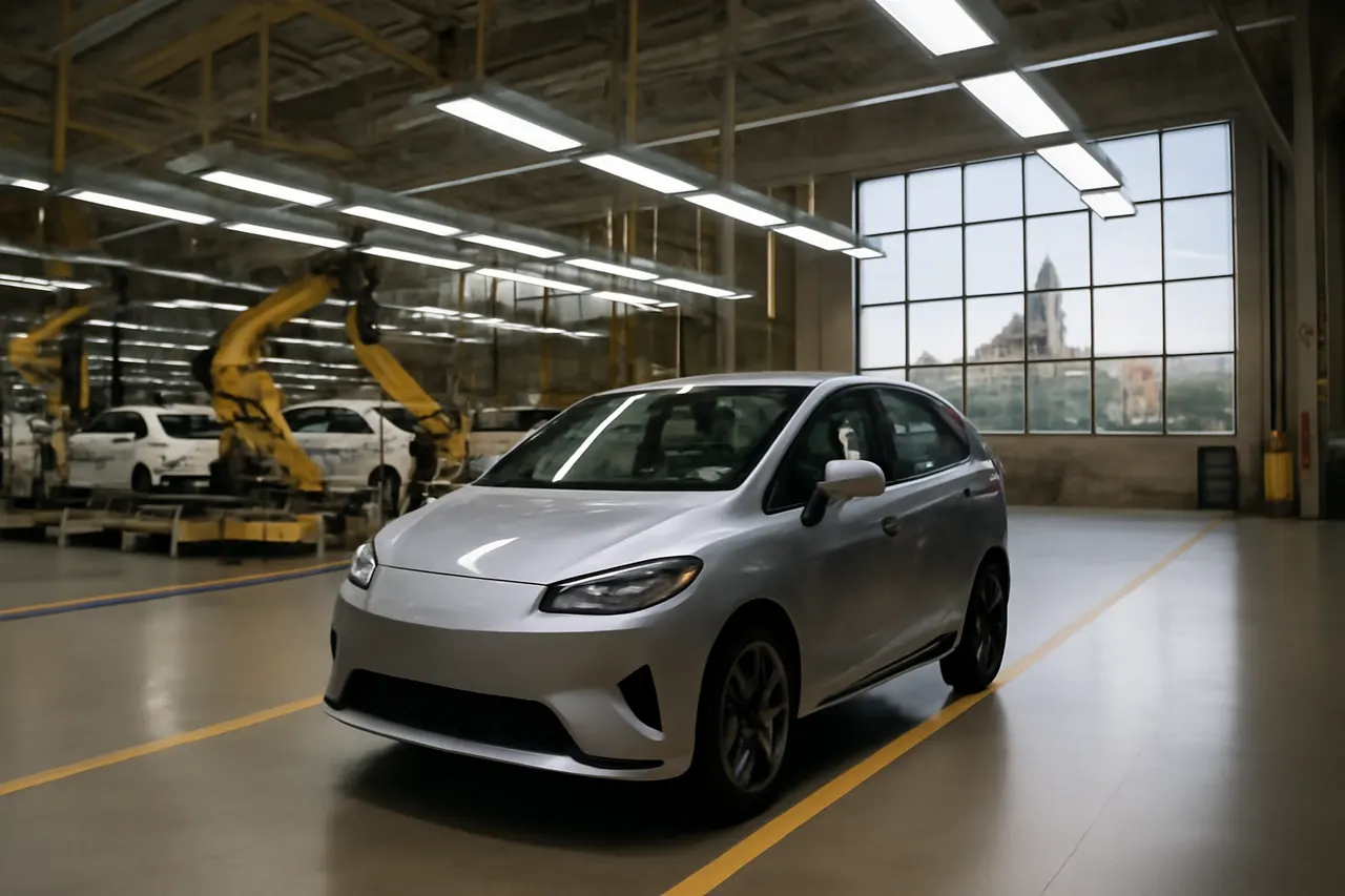 Grounded editorial scene illustrating China’s largest electric vehicle maker BYD reaches a production milestone in Brazil, expanding its footprint in South America while prompting strategic considerations in Europe.