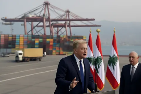 General business and trade setting with a clear real-world economic focal point.