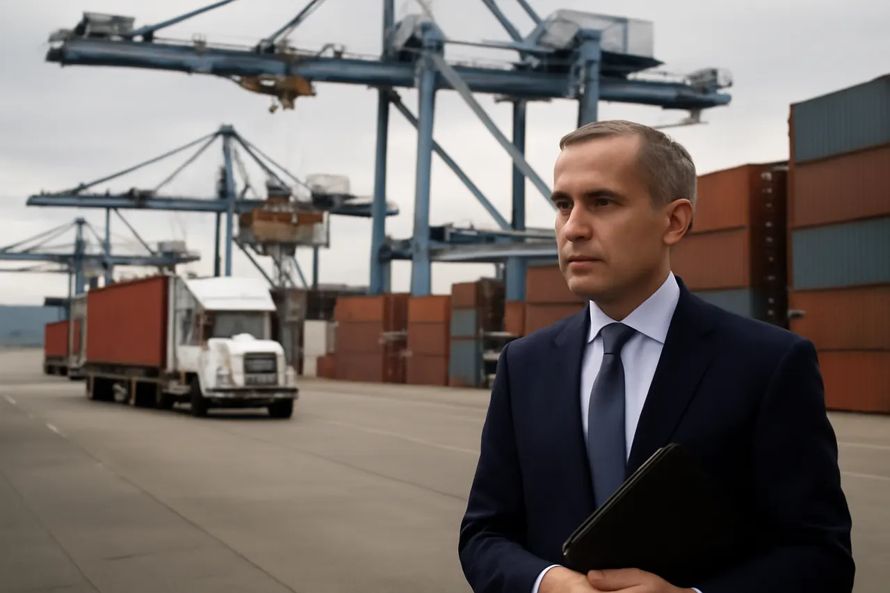 General business and trade setting with a clear real-world economic focal point.