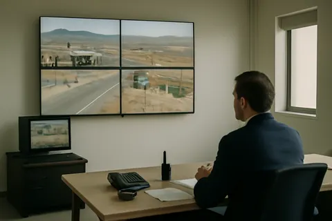 Grounded editorial scene illustrating Secretary of State Marco Rubio emphasized the United States' willingness to negotiate with Iran while cautioning that Tehran faces consequences if it breaches its commitments, particularly regarding control over the Strait of Hormuz.