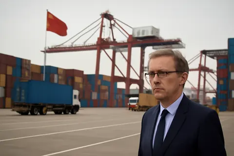 General business and trade setting with a clear real-world economic focal point.