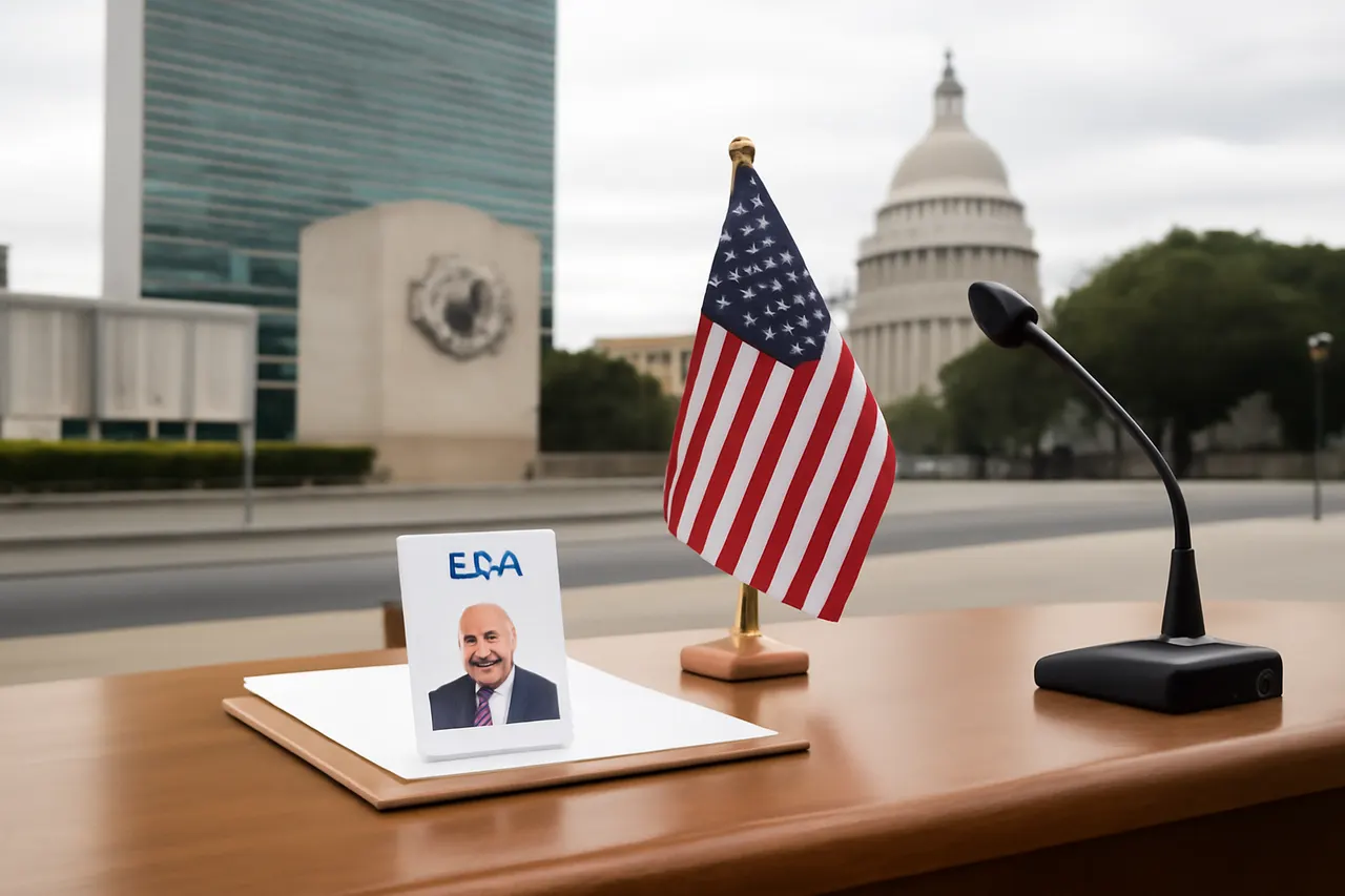 Grounded editorial scene illustrating US President Donald Trump is said to favor FIFA chief Gianni Infantino as a candidate for the UN Secretary General role, sparking calls for investigations over their close ties.