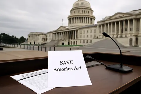 General civic government setting without campaign branding or identifiable officials.