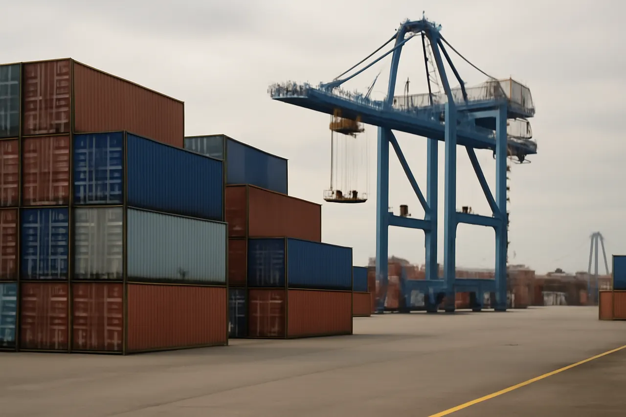 Grounded editorial scene illustrating New US tariffs on Brazilian imports are influencing voter sentiment, potentially aiding incumbent President Luiz Inacio Lula da Silva against Flavio Bolsonaro.