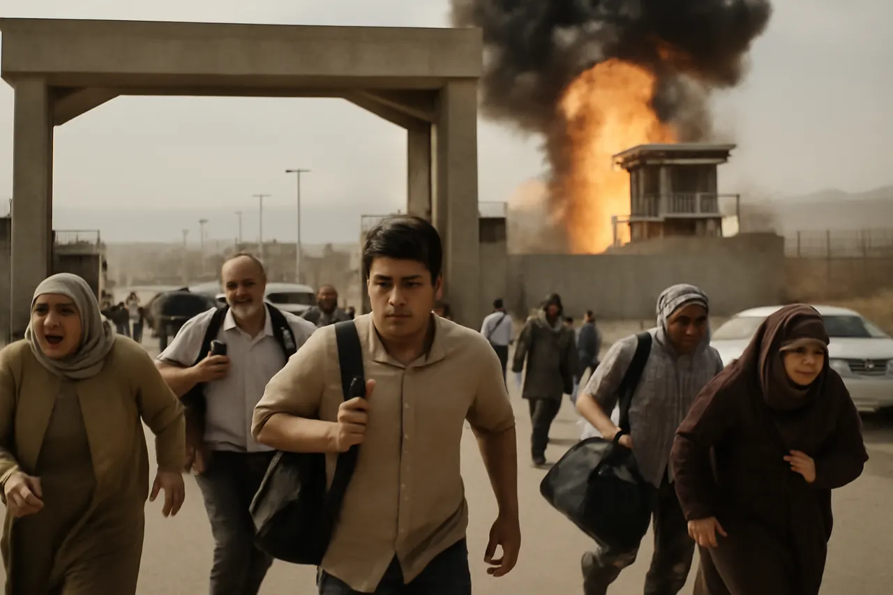 Grounded editorial scene illustrating An attack by US forces on the Iran-Iraq border crossing on July 23, 2026, caused panic among travellers in the area.