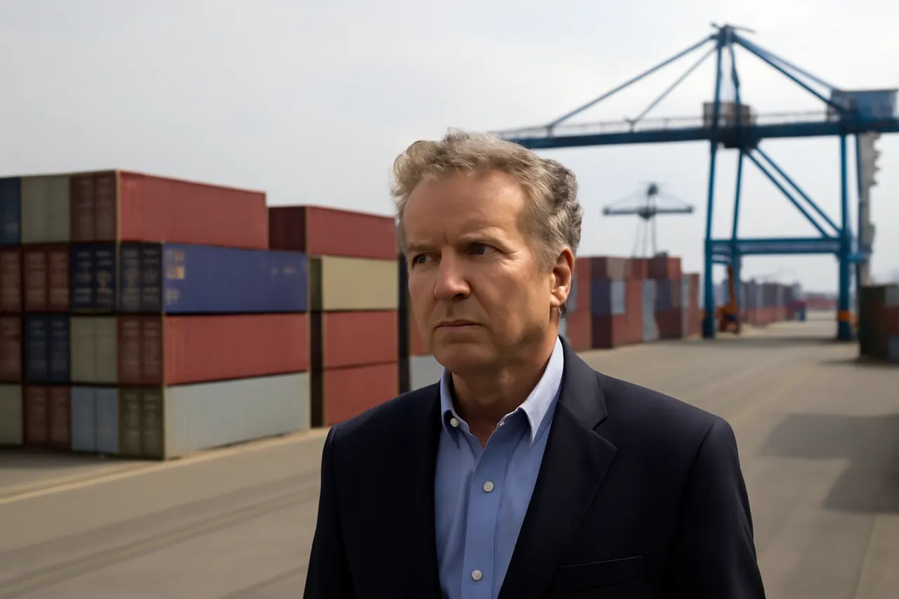 General business and trade setting with a clear real-world economic focal point.