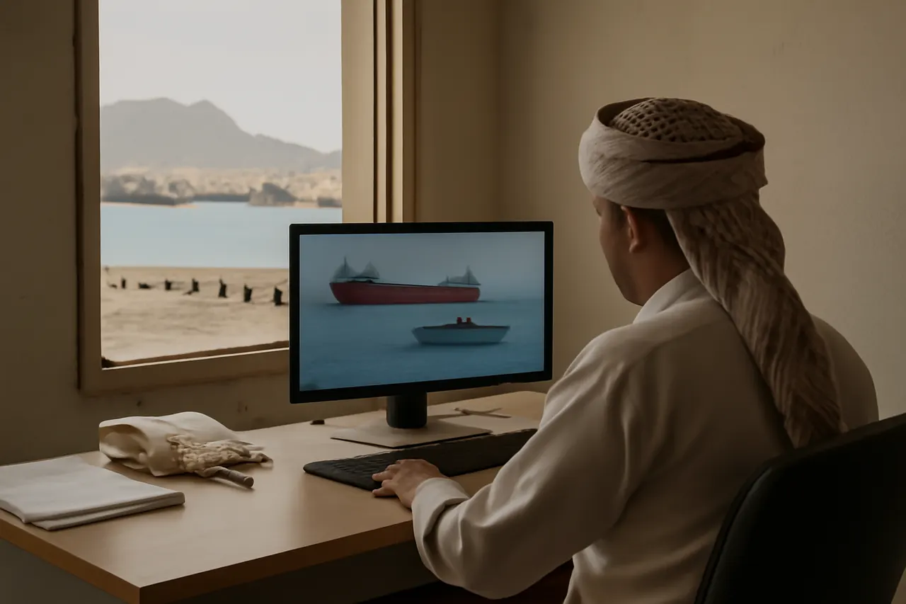 Grounded editorial scene illustrating Yemen’s Houthis attack Saudi Arabian oil tankers in the Red Sea, escalating tensions and pushing Brent crude prices above $100 for the first time since May.