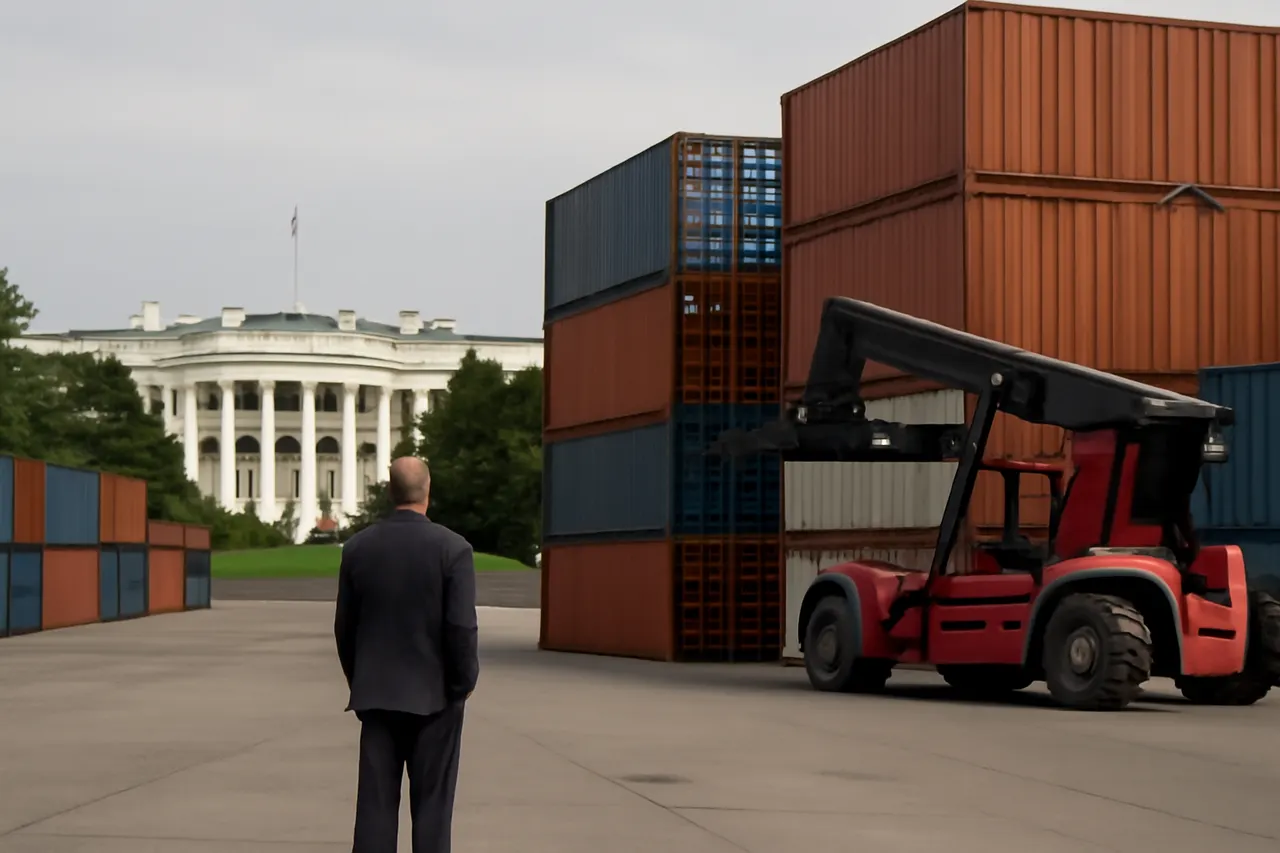 General business and trade setting with a clear real-world economic focal point.