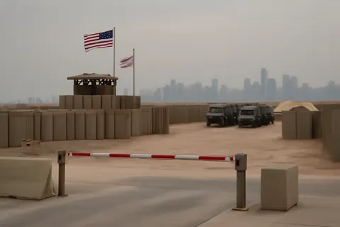 Grounded editorial scene illustrating The ongoing conflict between the US and Iran has resulted in substantial financial costs, with the Trump administration requesting further funding.