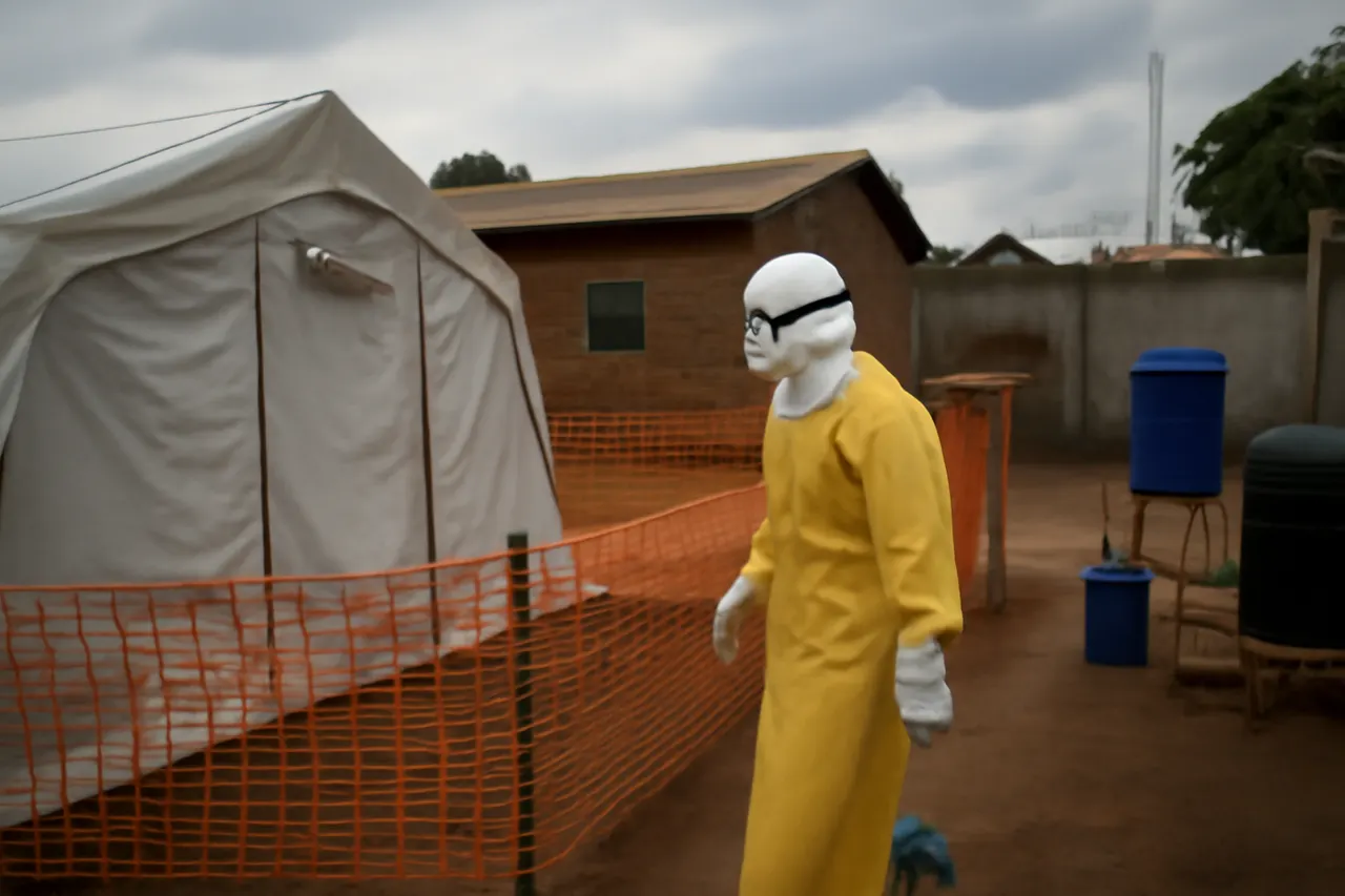 Grounded editorial scene illustrating The World Health Organization warns the current Ebola outbreak in eastern Democratic Republic of the Congo may be among the worst globally, with health workers struggling amid rising cases and deaths.
