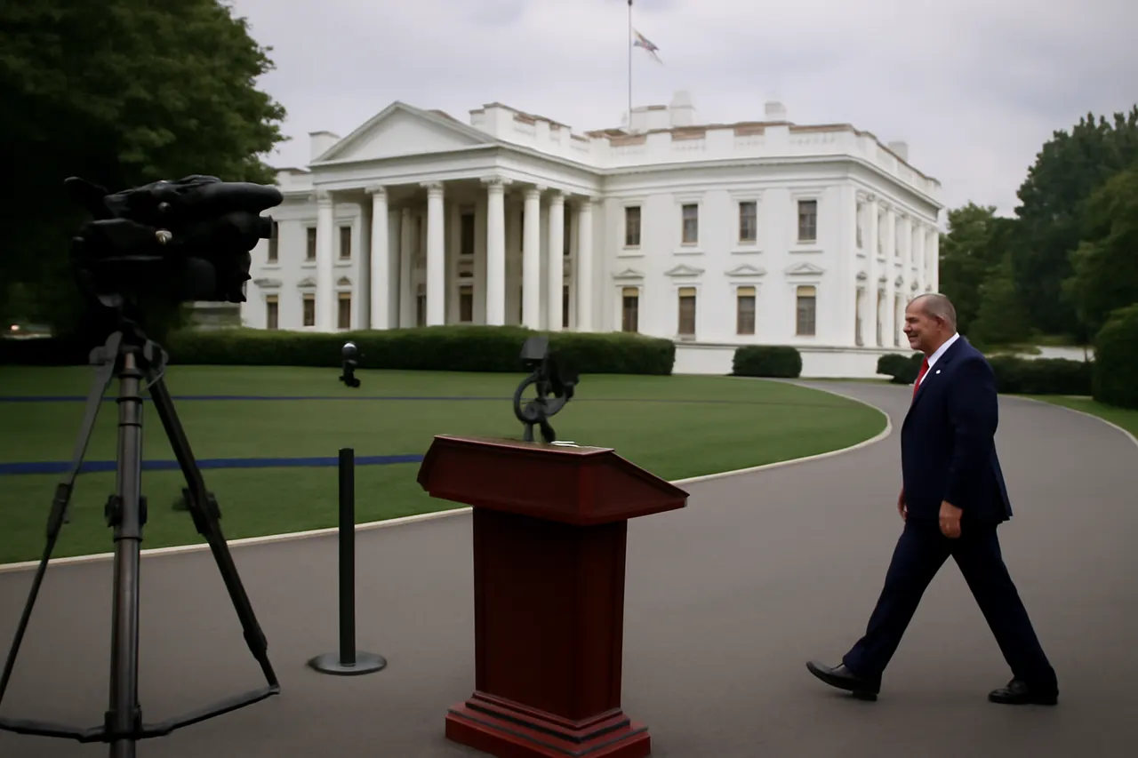 Grounded editorial scene illustrating Nearly three months after a shooting disrupted the annual White House press gala, US President Donald Trump will address the event at a new venue under heightened security.