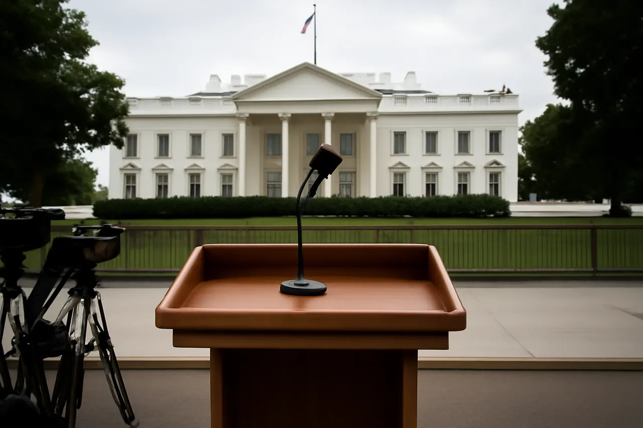 Grounded editorial scene illustrating Nearly three months after a failed shooting disrupted the annual White House press gala, US President Donald Trump will address the event under heightened security at a new venue.