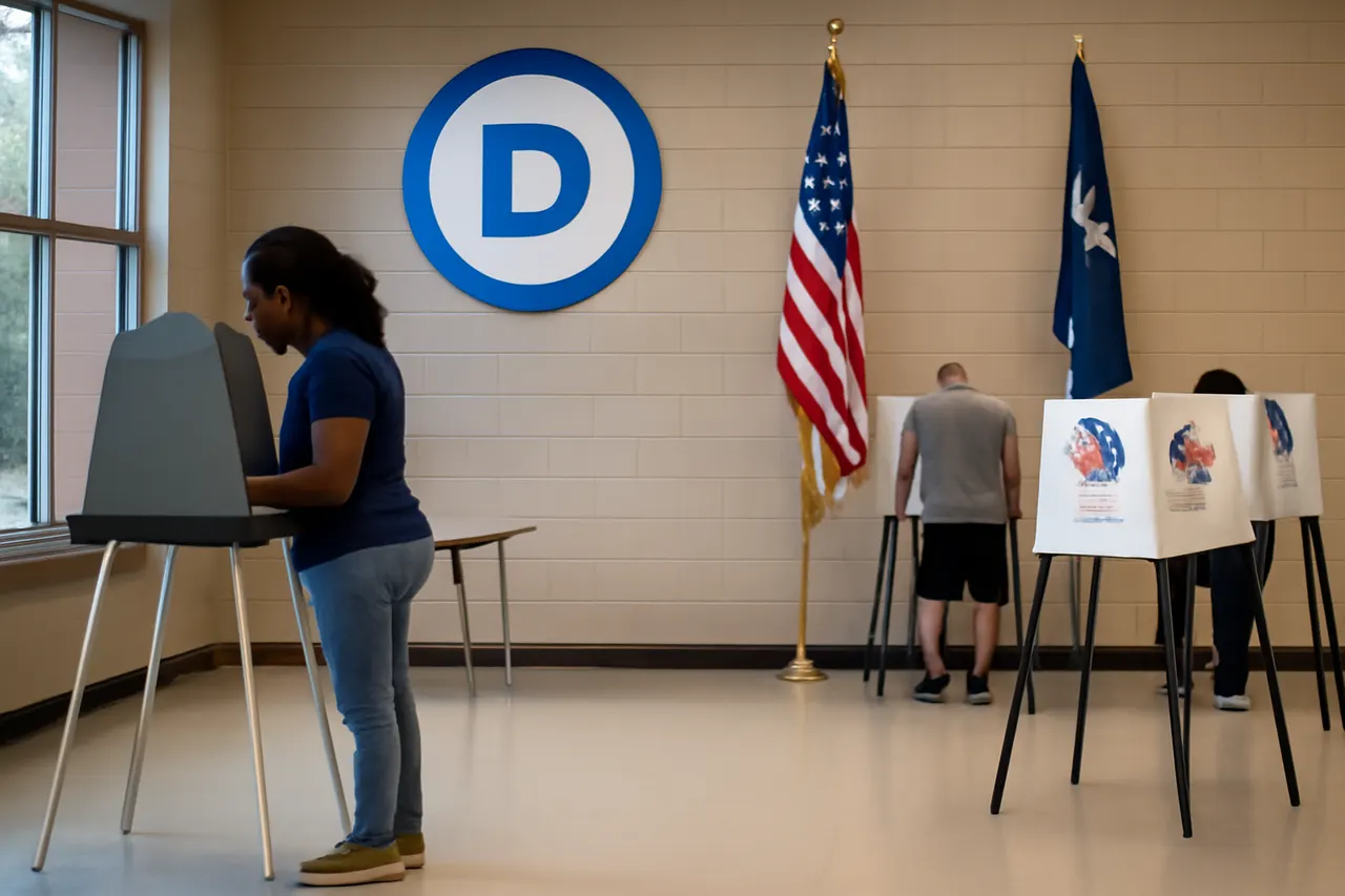Grounded editorial scene illustrating The Democratic National Committee's Rules and Bylaws panel chose South Carolina over Nevada to lead the 2028 Democratic presidential primary calendar, highlighting a focus on Black voters amid competing interests to engage Latino voters.