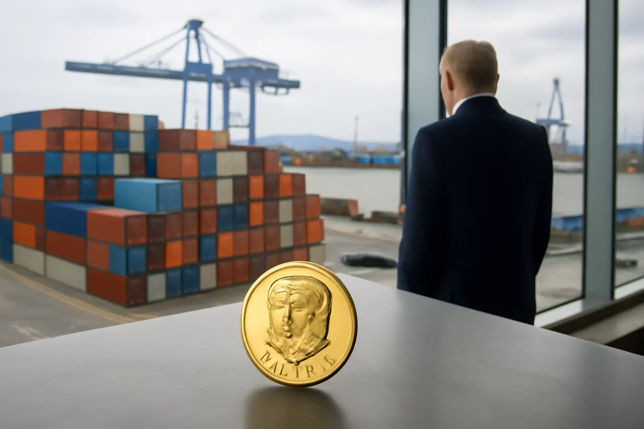 General business and trade setting with a clear real-world economic focal point.