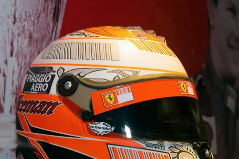 Museo Ferrari: Helmet of Kimi Räikkönen
