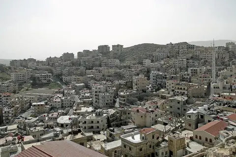 City of Saidnaya seen from the convent of Our Lady of Saidnaya, Syria