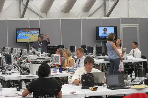 Bloomberg works openly