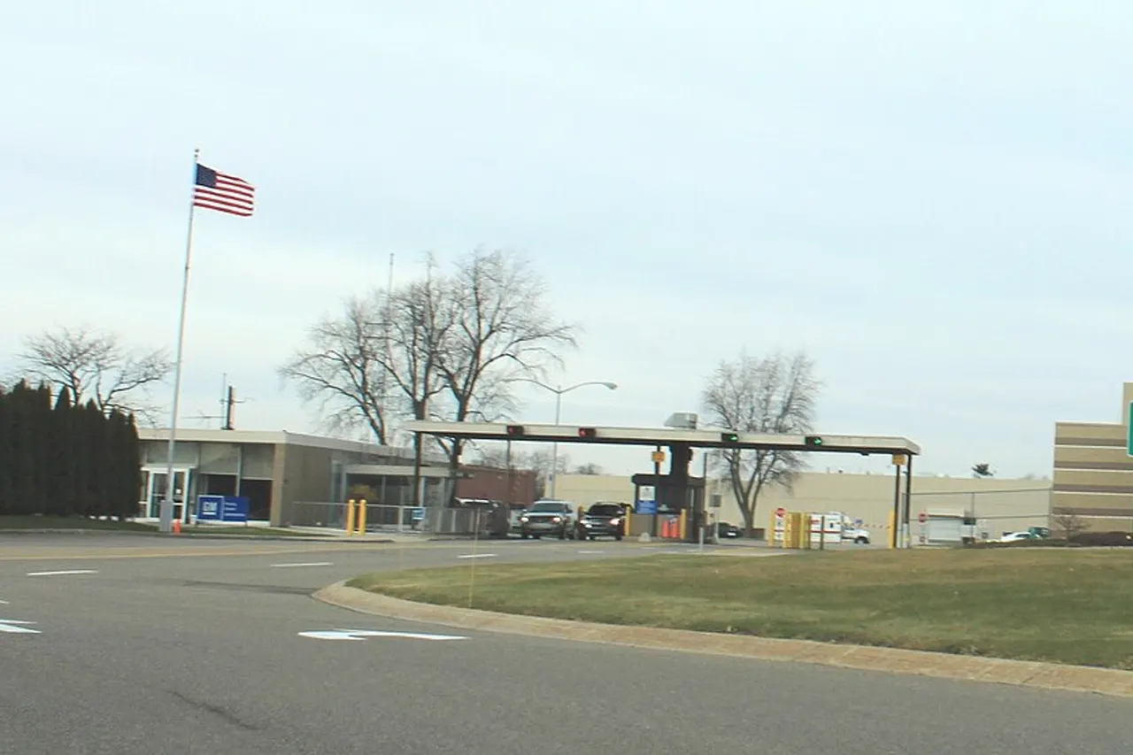GM Proving Ground main gate, 3300 General Motors Road, Milford, Michigan