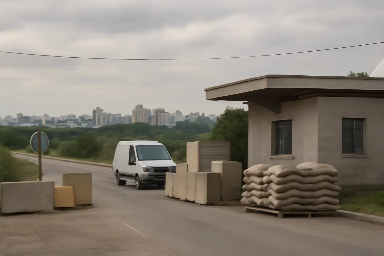 Grounded editorial scene illustrating Videos show Ukrainian drones hitting Belgorod, a city near the Ukraine-Russia border.